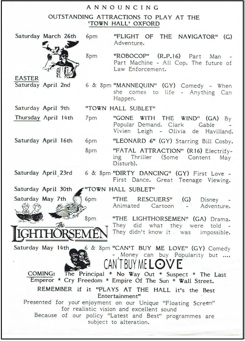 Old coming soon leaflet