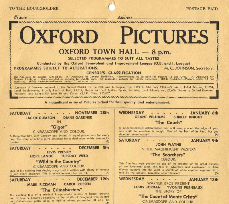 1964 coming soon leaflet